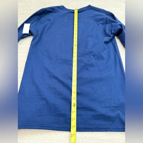 The Easy Life "Easy Does it" Long Sleeve Navy Blue T-shirt, Men's Size Small - Picture 9 of 11